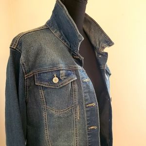NWOT Mossimo Distressed Denim Jacket